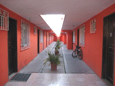 Hotel Courtyard. Cozumel, Mexico