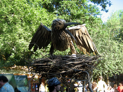 Oregon Country Fair - Cedar Crow