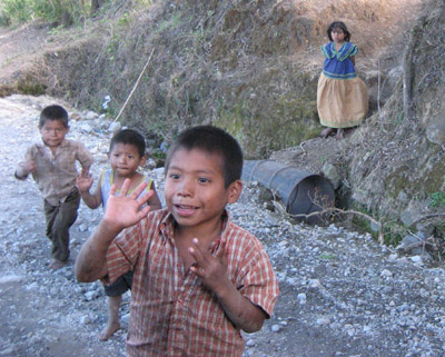 hungry kids. Boquete, Panama