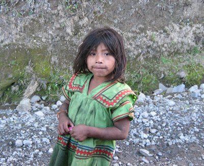 hungry kids. Boquete, Panama