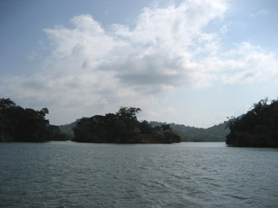 Gatun Lake. Panama Canal