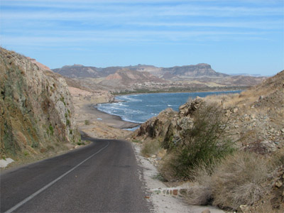 western shore of Bahia La Paz