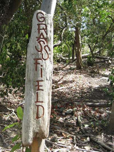Hand Made sign. Isla Providencia, Colombia