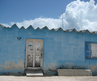 buildings. Isla Holbox, Mexico