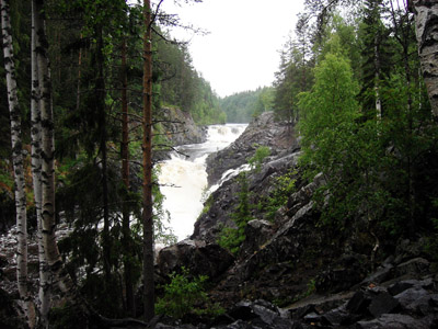 Kivach Waterfall, Karelia, Russia