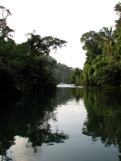 Anchored on the Rio Chagres, Panama, Central America
