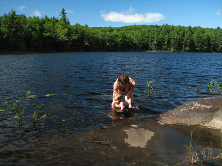 Jamie's Pond Hallowel Maine