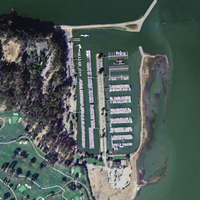 USGS aerial view of Coyote point