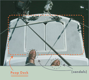 Poop deck diagram Searunner 31