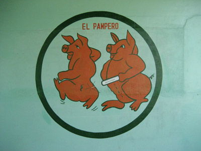 El Pampero Hand Painted Sign, Panama