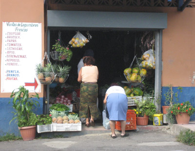 Panamanian Butts. Vegetable market. Boquete, Panama