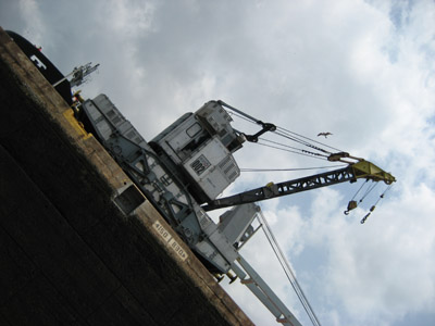 Crane. Pedro Miguel Locks. Panama Canal