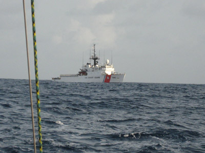 Threatened by the United States Coast Guard USCG