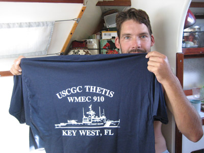 T-Shirt. USCG Thetis. Key West Florida