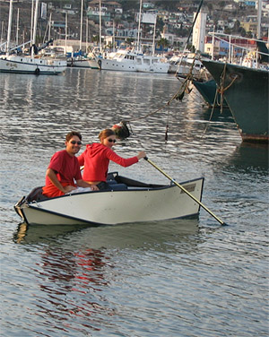 Rowing in Ensenada Harbor, Baja California Norte, Mexico
