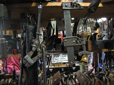 tools at a salvage store. Maine