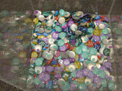 The MET discarded pin bin, New York City