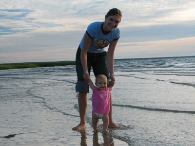 Cheyenne and Riley at Cape Cod