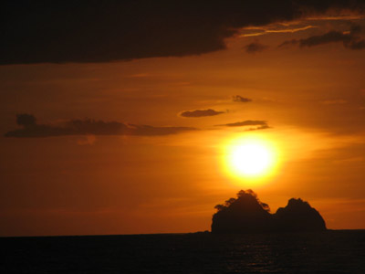 Sunset. Bahia Huevos, Costa Rica